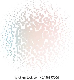 Light Pink, Green vector template with rectangles. Colorful illustration with gradient rectangles and squares. Modern template for your landing page.