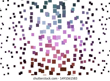 Light Pink, Green vector template with rhombus. Modern abstract illustration with colorful rectangles. Smart design for your business advert.