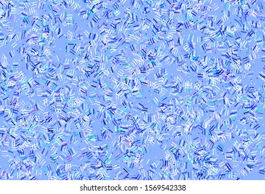 Light Pink, Green vector template with repeated sticks, dots. Shining colored illustration with sharp stripes. Smart design for your business advert.