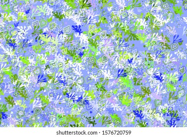 Light Pink, Green vector template with chaotic shapes. Simple colorful illustration with abstract gradient shapes. Best smart design for your business.