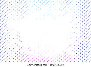 Light Pink, Green vector template with curved lines. An elegant bright illustration with gradient. Brand new design for your ads, poster, banner.