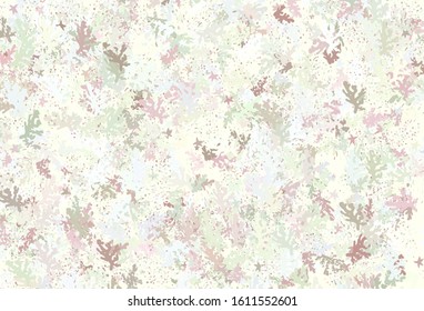 Light Pink, Green vector template with chaotic shapes. Colorful chaotic forms with gradient in modern style. Best smart design for your business.