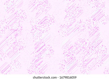 Light Pink, Green vector template with circles. Abstract illustration with colored bubbles in nature style. Design for poster, banner of websites.