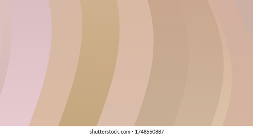Light Pink, Green vector template with curves. Colorful geometric sample with gradient curves.  Pattern for websites, landing pages.