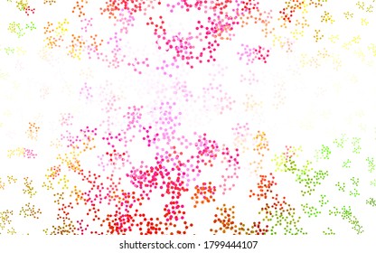 Light Pink, Green vector template with artificial intelligence structure. Shining colorful illustration with real structure of AI. Smart design for promotion of bid data.