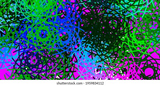 Light Pink, Green vector template with abstract forms. Simple design in abstract style with gradient forms. Modern design for your ads.