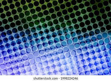 Light Pink, Green vector template with circles. Beautiful colored illustration with blurred circles in nature style. Pattern for textures of wallpapers.