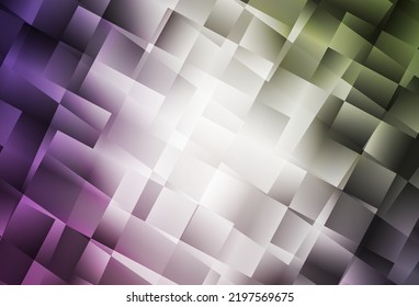 Light Pink, Green vector template with rhombus. Modern abstract illustration with colorful rectangles. Modern template for your landing page.