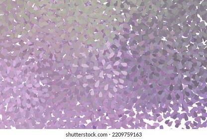 Plantilla vectorial verde rosa claro con formas caóticas. Ilustración abstracta moderna con formas aleatorias coloridas. Mejor diseño inteligente para su negocio.