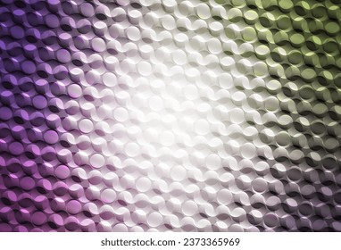 Light Pink, Green vector template with circles. Glitter abstract illustration with blurred drops of rain. Pattern for ads, leaflets.