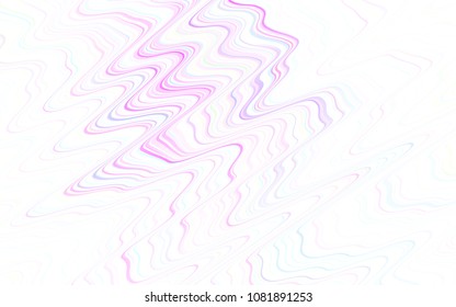 Light Pink, Green vector texture with colored lines. Lines on blurred abstract background with gradient. Template for your beautiful backgrounds.