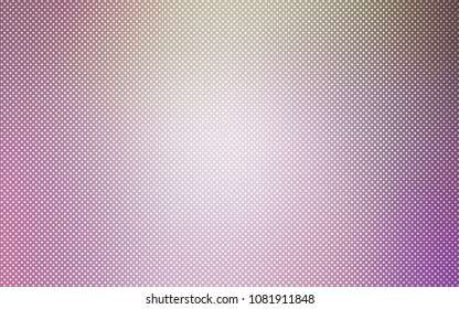 Light Pink, Green vector texture with disks. Beautiful colored illustration with blurred circles in nature style. New design for ad, poster, banner of your website.