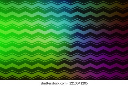 Light Pink, Green vector texture with colored lines. Modern geometrical abstract illustration with Lines. Smart design for your business advert.