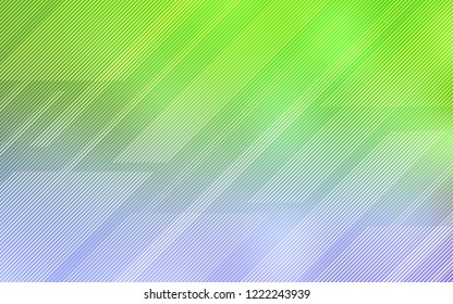 Light Pink, Green vector texture with colored lines. Glitter abstract illustration with colored sticks. The pattern for ad, booklets, leaflets.