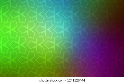 Light Pink, Green vector texture in rectangular style. Decorative design in abstract style with rectangles. The template can be used as a background.