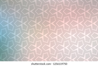 Light Pink, Green vector texture in rectangular style. Beautiful illustration with rectangles and squares. The template can be used as a background.