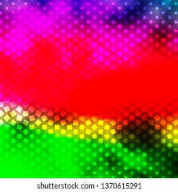 Light Pink, Green vector texture in rectangular style. Rectangles with colorful gradient on abstract background. Pattern for websites, landing pages.