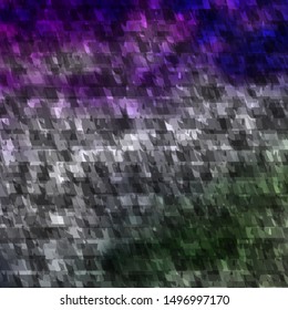 Light Pink, Green vector texture with lines, triangles. Gradient triangles in abstract style on simple form. Template for landing pages.