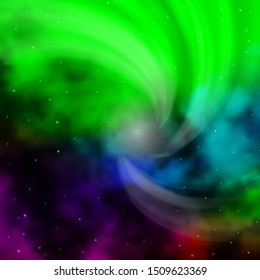 Light Pink, Green vector texture with beautiful stars. Blur decorative design in simple style with stars. Design for your business promotion.