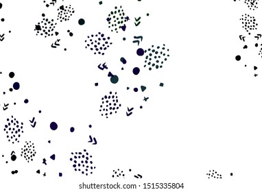Light Pink, Green vector texture with abstract forms. Modern abstract illustration with colorful random forms. Simple design for your web site.