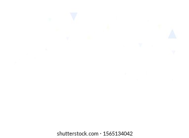 Light Pink, Green vector texture with triangular style. Triangles on abstract background with colorful gradient. Modern template for landing page.