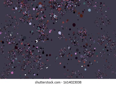 Light Pink, Green vector texture with abstract forms. Modern abstract illustration with colorful random forms. Simple design for your web site.
