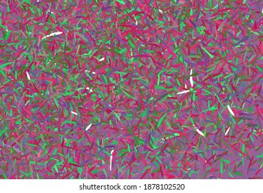 Light Pink, Green vector texture with colored lines. Modern geometrical abstract illustration with Lines. Smart design for your business advert.
