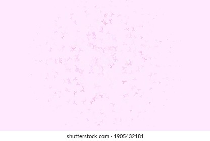 Light Pink, Green vector texture with artificial intelligence concept. Colorful design in simple style with AI links. Design for depiction of cyber innovations.
