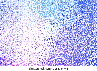 Light Pink, Green vector texture with disks. Blurred decorative design in abstract style with bubbles. Pattern for futuristic ad, booklets.