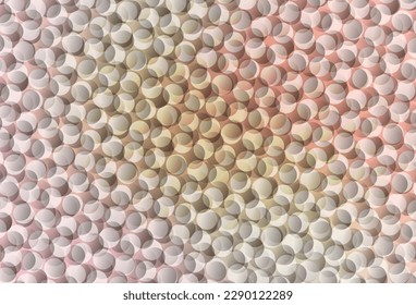 Light Pink, Green vector texture with disks. Beautiful colored illustration with blurred circles in nature style. Design for your business advert.