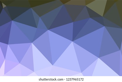 Light Pink, Green vector triangle mosaic cover. Elegant bright polygonal illustration with gradient. Textured pattern for your backgrounds.