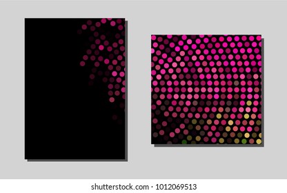 Light Pink, Greenvector banner for websites. Booklet with textbox on colorful abstract background. The pattern can be used for any ad, booklets.