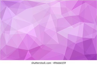 Light pink low poly background. A completely new color illustration in a vague style. Brand-new design for your business.