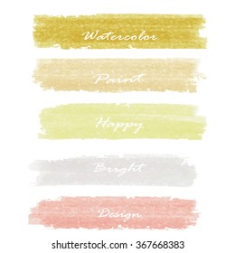 Light pink orange green love pastel banner in valentine's day