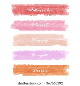 Light pink orange red love pastel banner in valentine's day