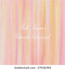 light pink orange yellow rainbow tone with retro vintage style and isolate on white background in summer wedding card.