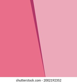 light pink pastel abstract background. minimal geometric pastel paper with shadow vector illustration
