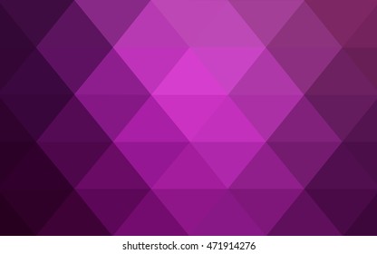 Light pink polygon abstract background. Shining illustration, which consist of triangles. Brand-new design for your business.