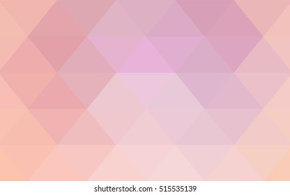 Light pink polygon abstract background. Modern geometrical abstract illustration with gradient. A new texture for your design.