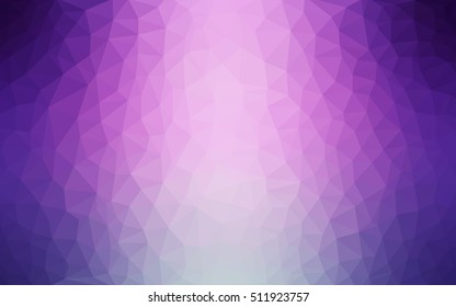 Light pink polygonal background. Creative geometric illustration in Origami style with gradient. Brand-new design for your business.