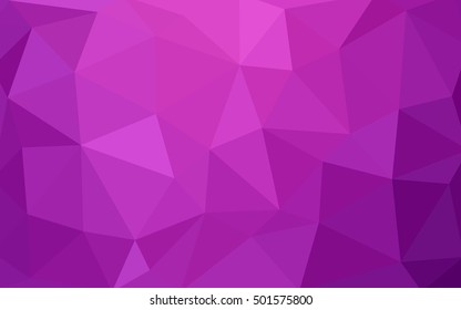 Light pink polygonal illustration, which consist of triangles. Triangular design for your business. Geometric background in Origami style with gradient.