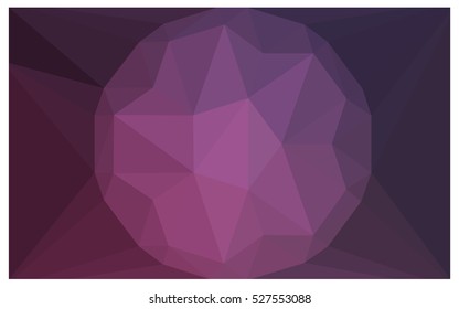 Light pink polygonal illustration, which consist of triangles. Triangular design for your business. Creative geometric background in Origami style with gradient.
