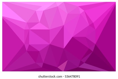 Light Pink polygonal illustration, which consist of triangles. Triangular pattern for your business design. Geometric background in Origami style with gradient. 