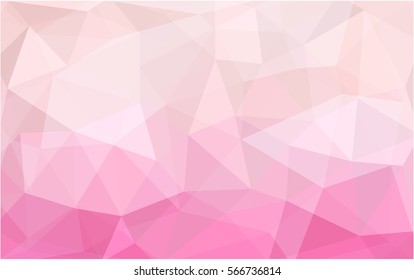 Pink Triangles Geometric Background Vector Vector Art & Graphics