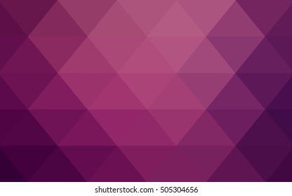 Light pink polygonal pattern. Shining illustration, which consist of triangles. A completely new design for your business.