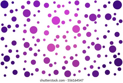 Light Pink, purple abstract seamless pattern with circles. Geometry pattern for fabric. Textile background. Stock vector.