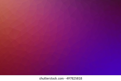 Light pink, red abstract mosaic background. Creative geometric illustration in Origami style with gradient. Triangular pattern for your business design.