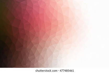 Light pink, red blurry triangle pattern. A completely new color illustration in a vague style. A new texture for your design.