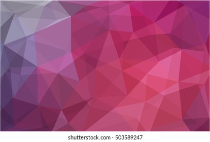 Light pink, red blurry triangle background. Colorful abstract illustration with gradient. A completely new design for your business.