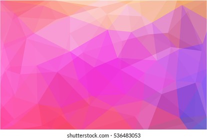 Light Pink Red Pattern. Seamless triangular template. Geometric sample. Repeating routine with triangle shapes. Seamless texture for your design. Pattern can be used for background.